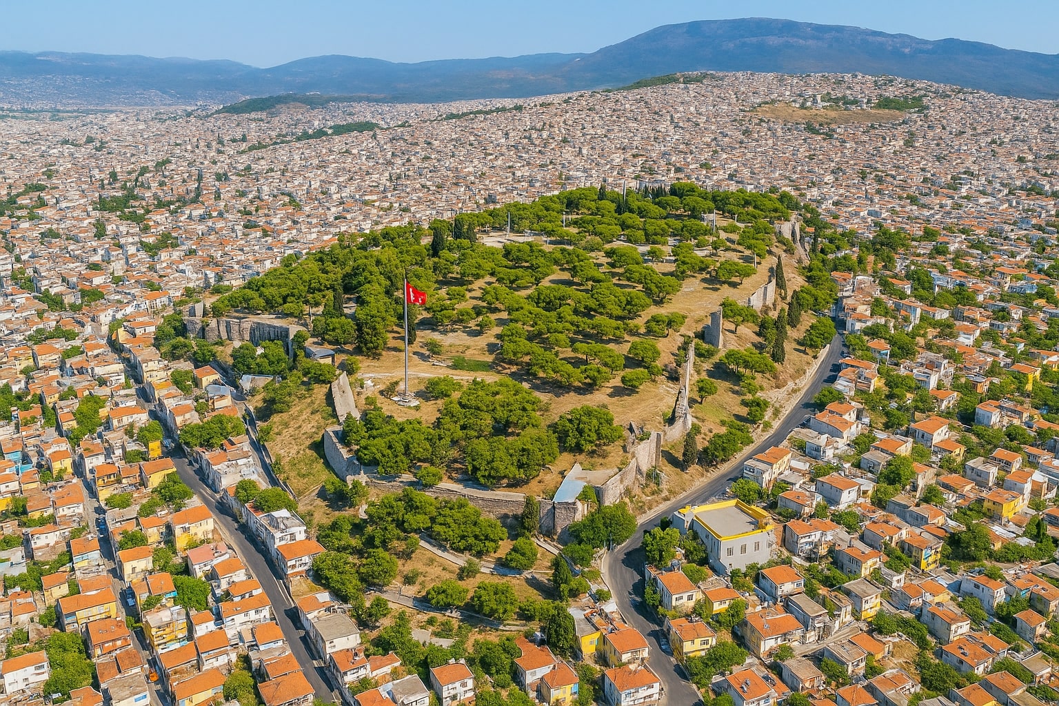 Kadifekale in Izmir, Turkey