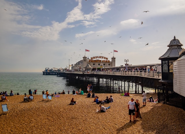 Brighton Pier in Brighton, United Kingdom