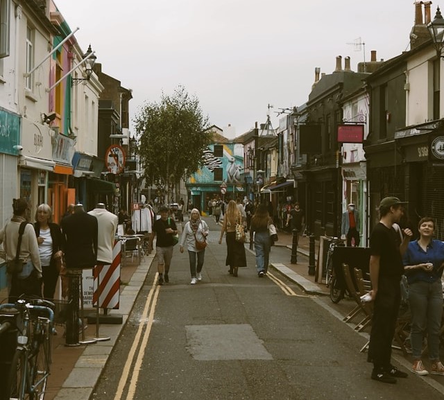 The Lanes in Brighton, United Kingdom