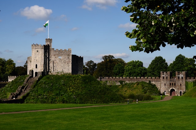 Cardiff Castle in Cardiff, United Kingdom