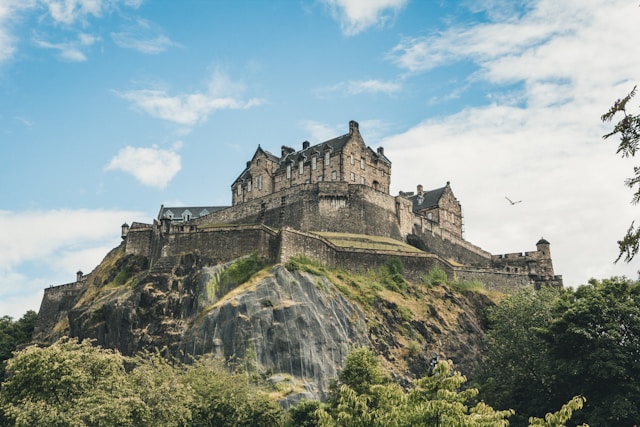Edinburgh Castle in Edinburgh, United Kingdom