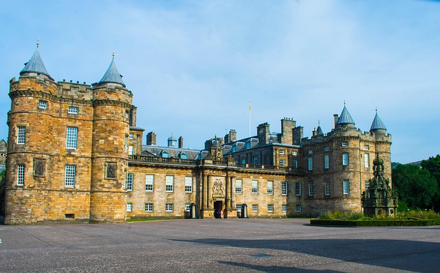 Holyrood Palace in Edinburgh, United Kingdom