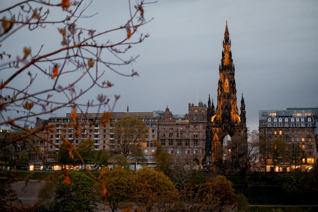 Scott Monument in Edinburgh, United Kingdom