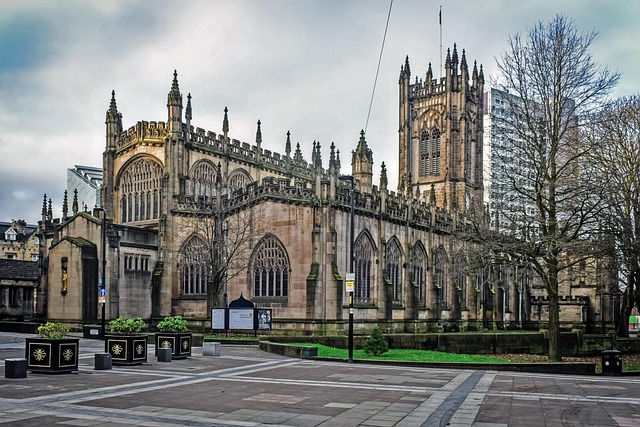 Manchester Cathedral in Manchester, United Kingdom