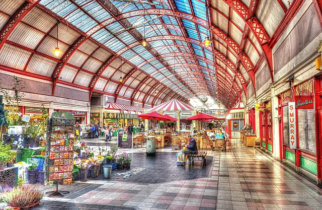 Grainger Market in Newcastle-upon-Tyne, United Kingdom
