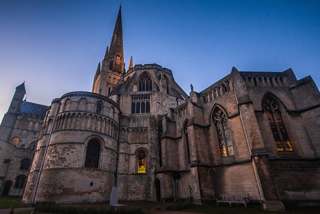 Norwich Cathedral in Norwich, United Kingdom