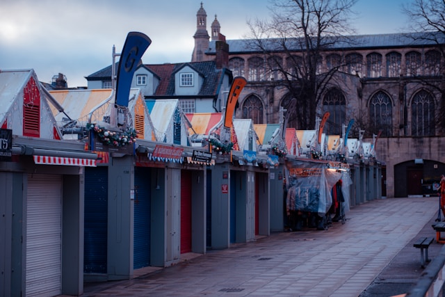 Norwich Market in Norwich, United Kingdom