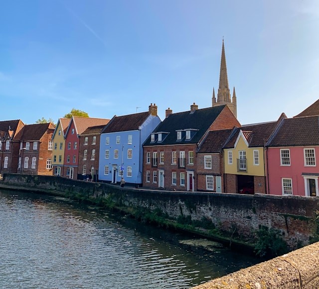 River Wensum in Norwich, United Kingdom