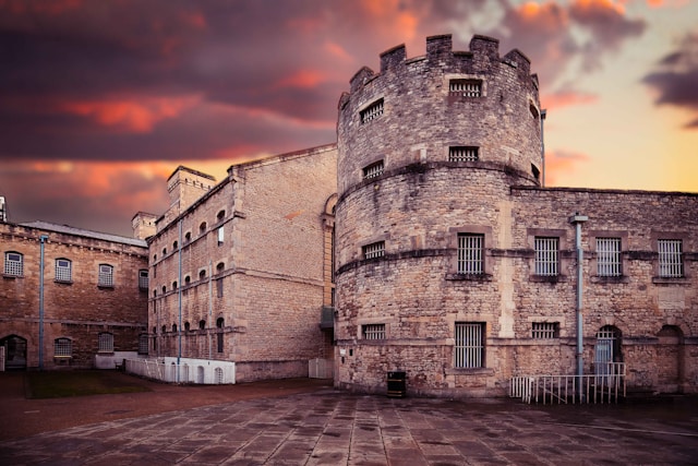 Oxford Castle and Prison in Oxford, United Kingdom