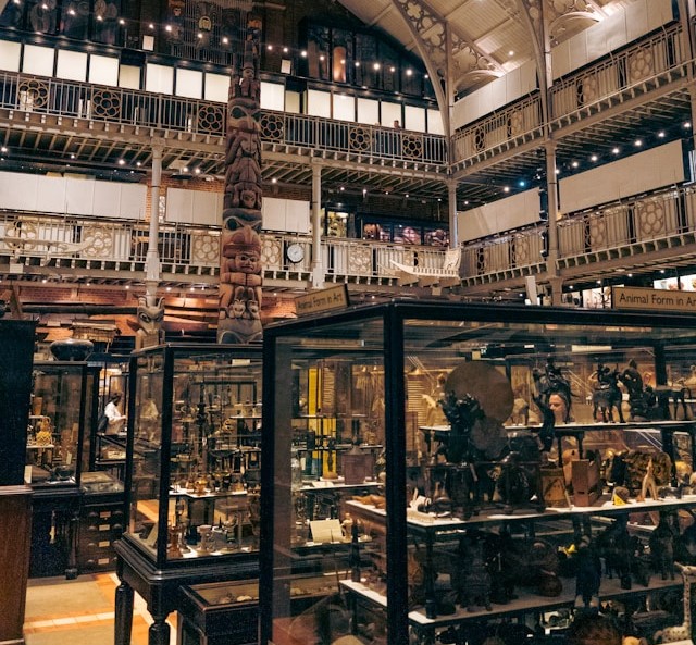 Pitt Rivers Museum in Oxford, United Kingdom