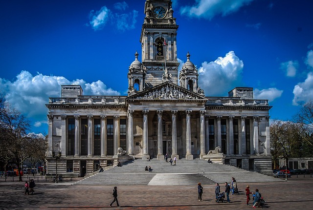 Portsmouth Guildhall in Portsmouth, United Kingdom