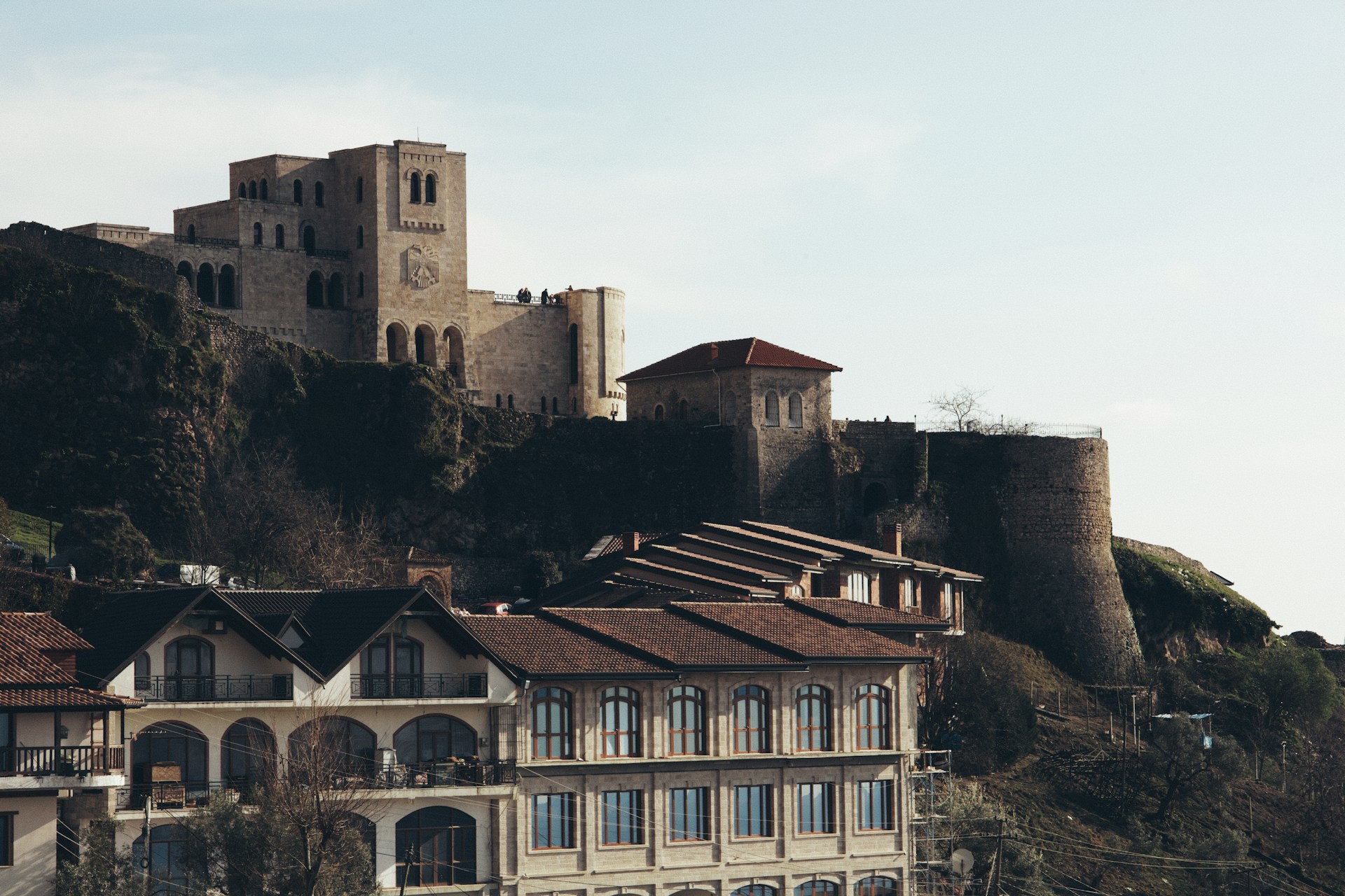 City view of Krujë, Albania