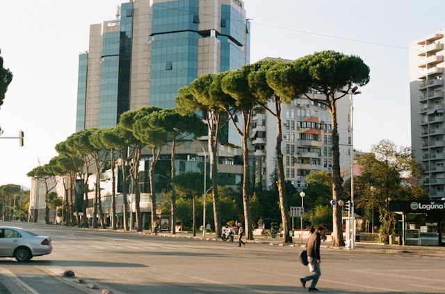 City view of Tirana, Albania
