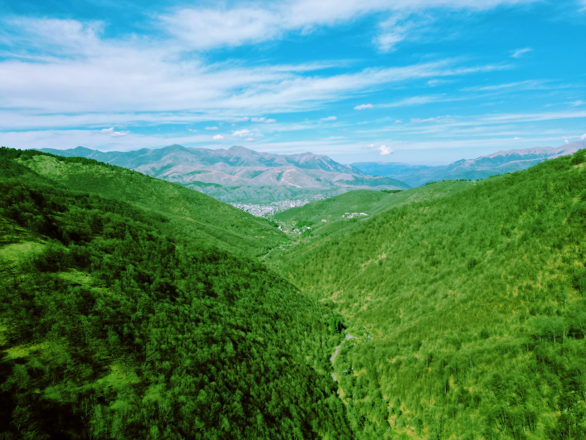 City view of Vanadzor, Armenia