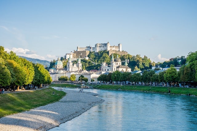 City view of Salzburg, Austria
