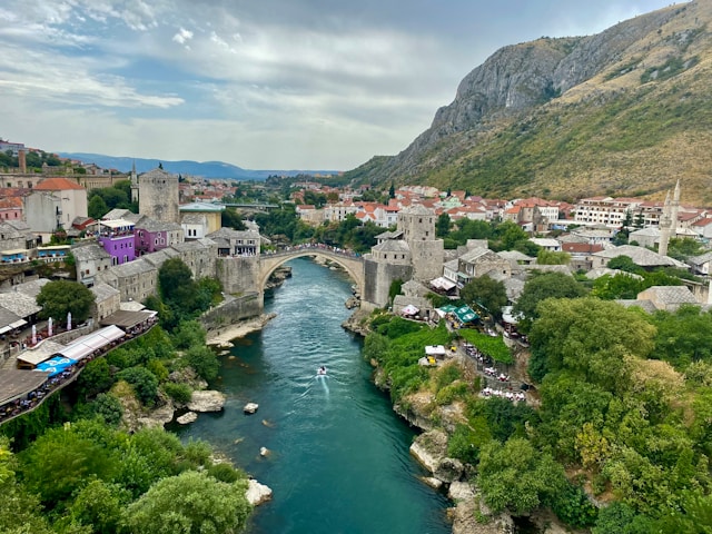 City view of Mostar, Bosnia and Herzegovina