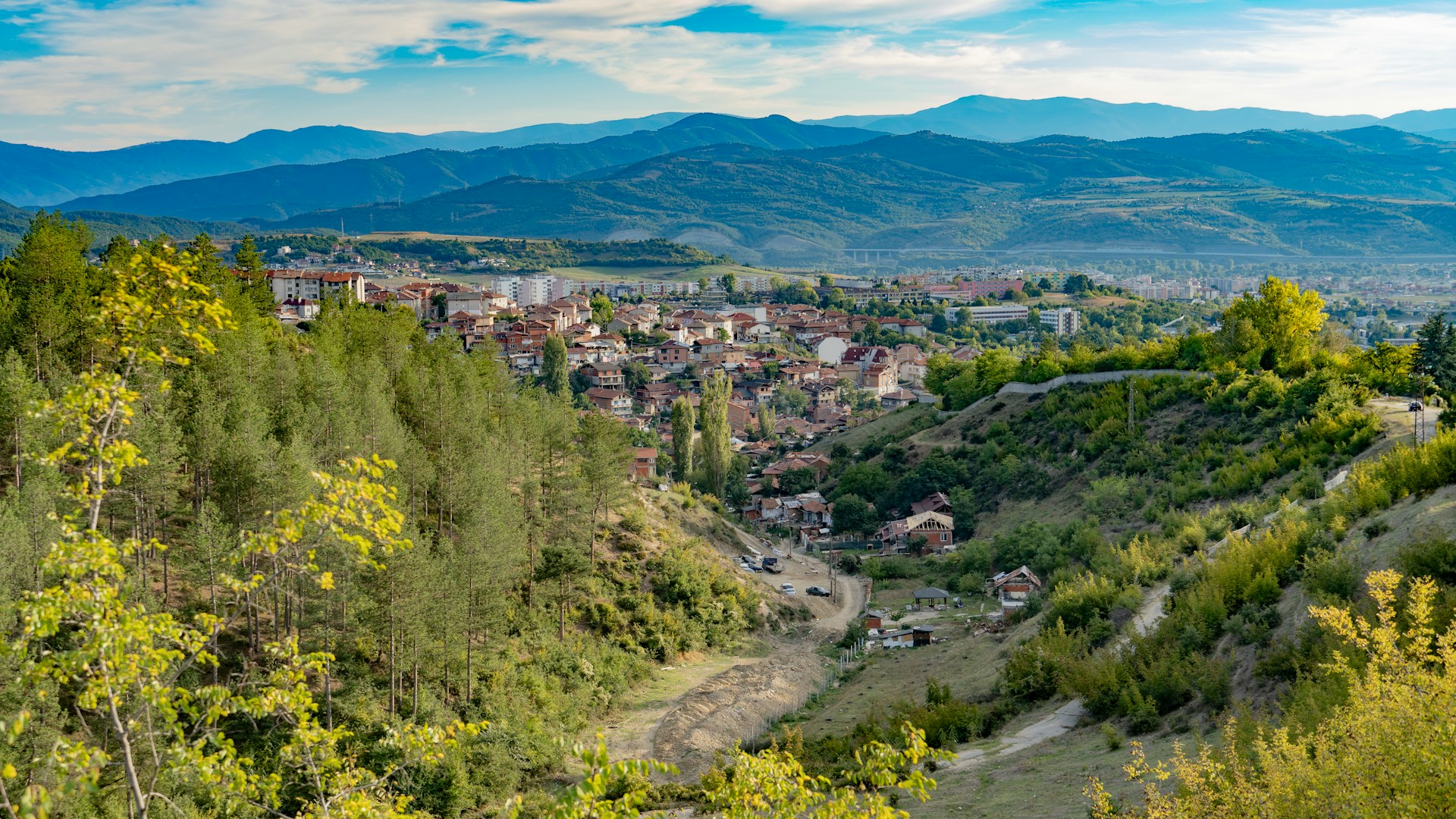 City view of Blagoevgrad, Bulgaria