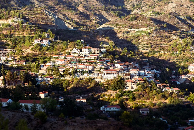 City view of Troodos Mountains, Cyprus
