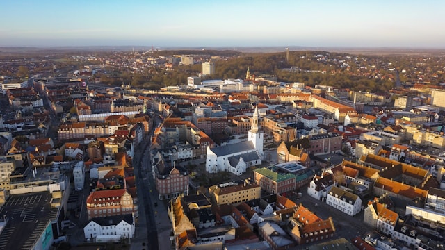 City view of Aalborg, Denmark