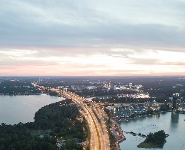 City view of Espoo, Finland
