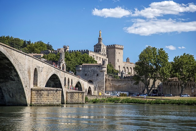 City view of Avignon, France