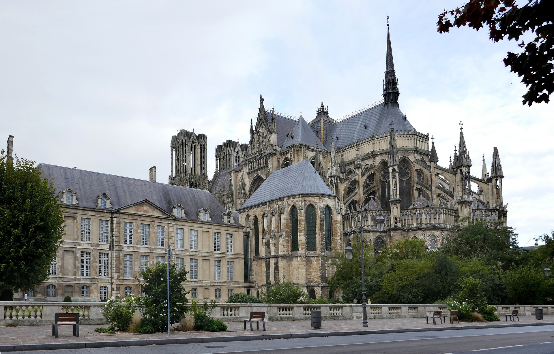 City view of Reims, France