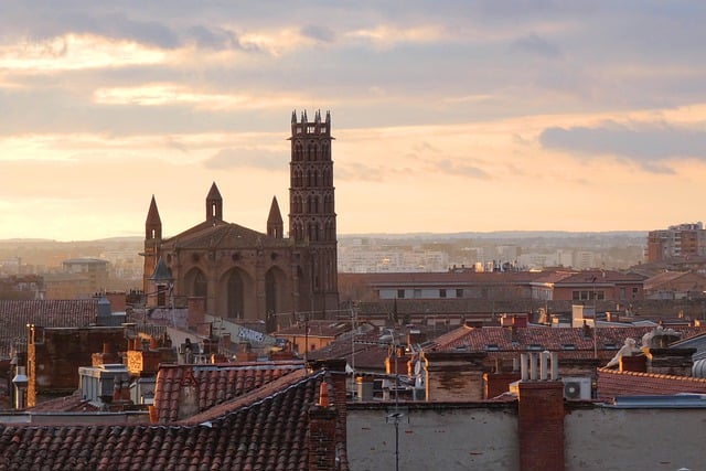 City view of Toulouse, France