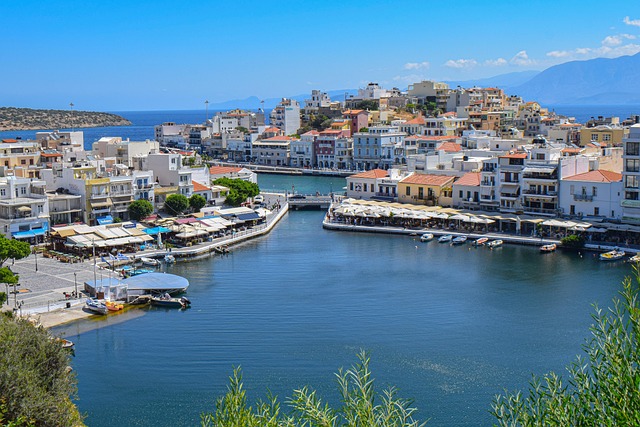 City view of Crete, Greece