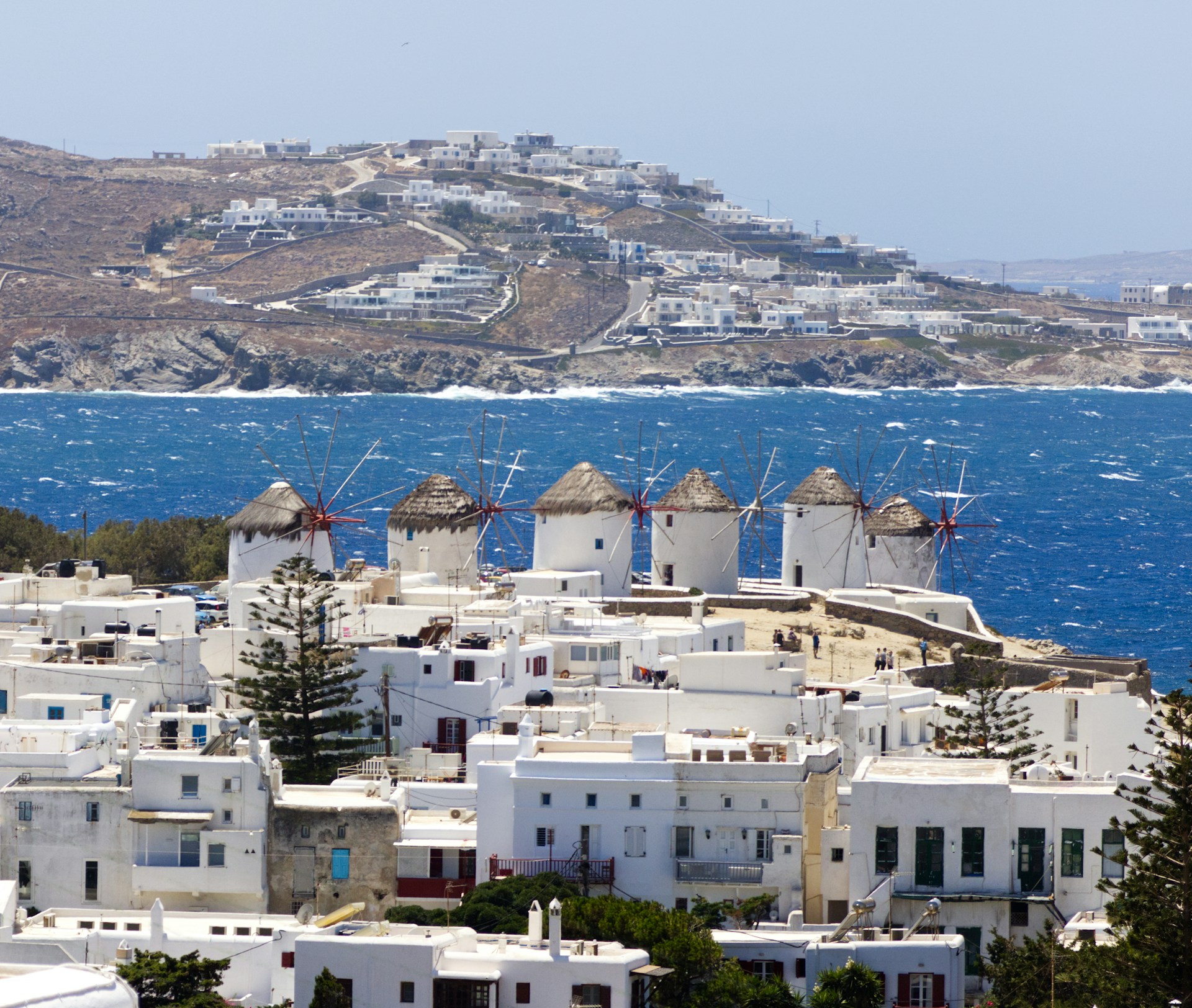 City view of Mykonos, Greece