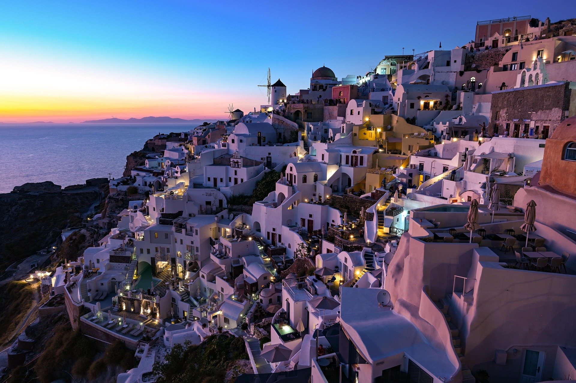City view of Santorini, Greece