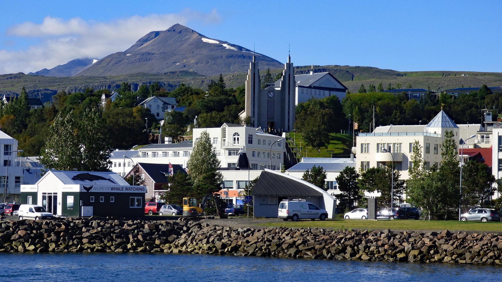 City view of Akureyri, Iceland