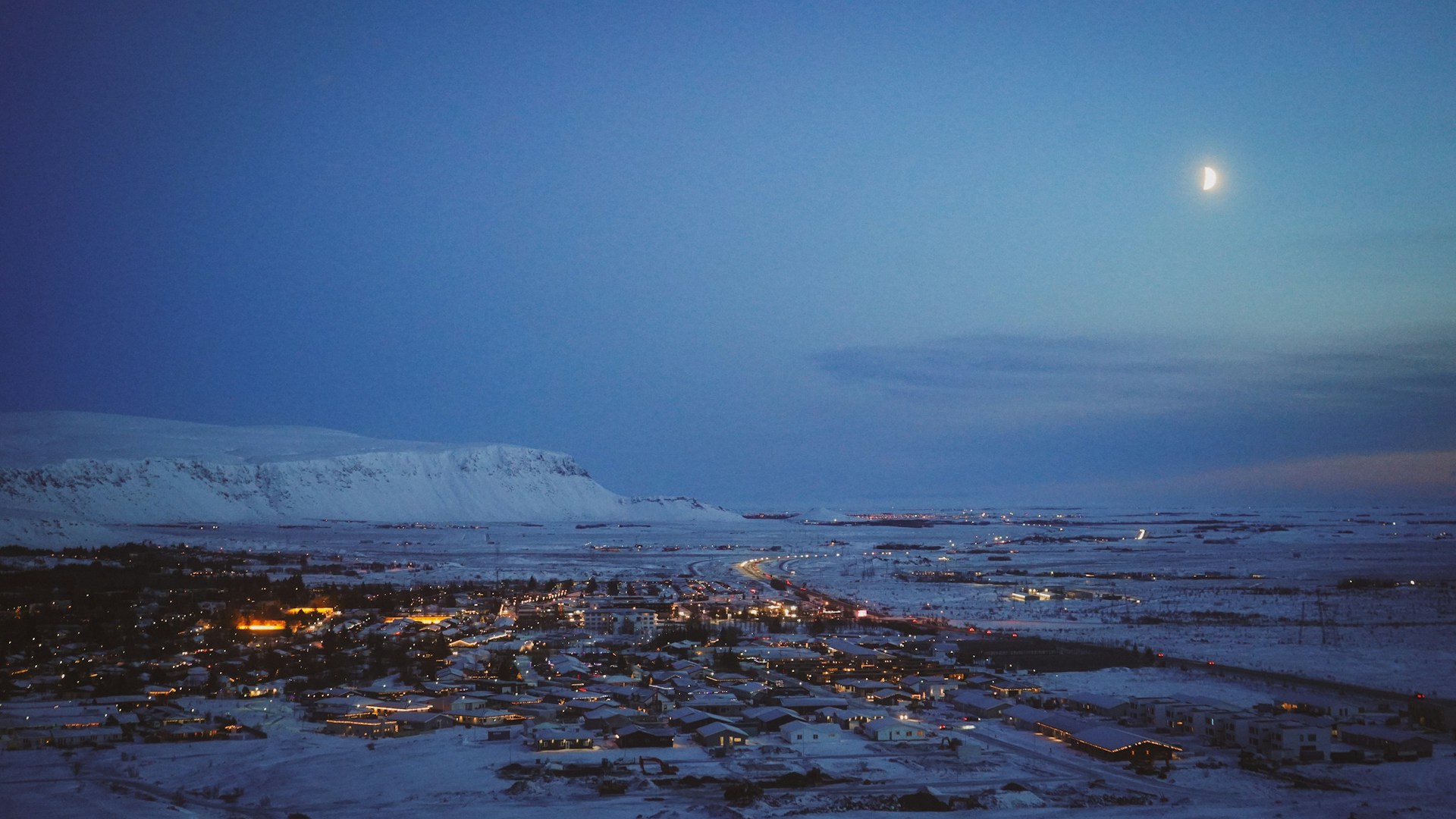 City view of Hveragerdi, Iceland