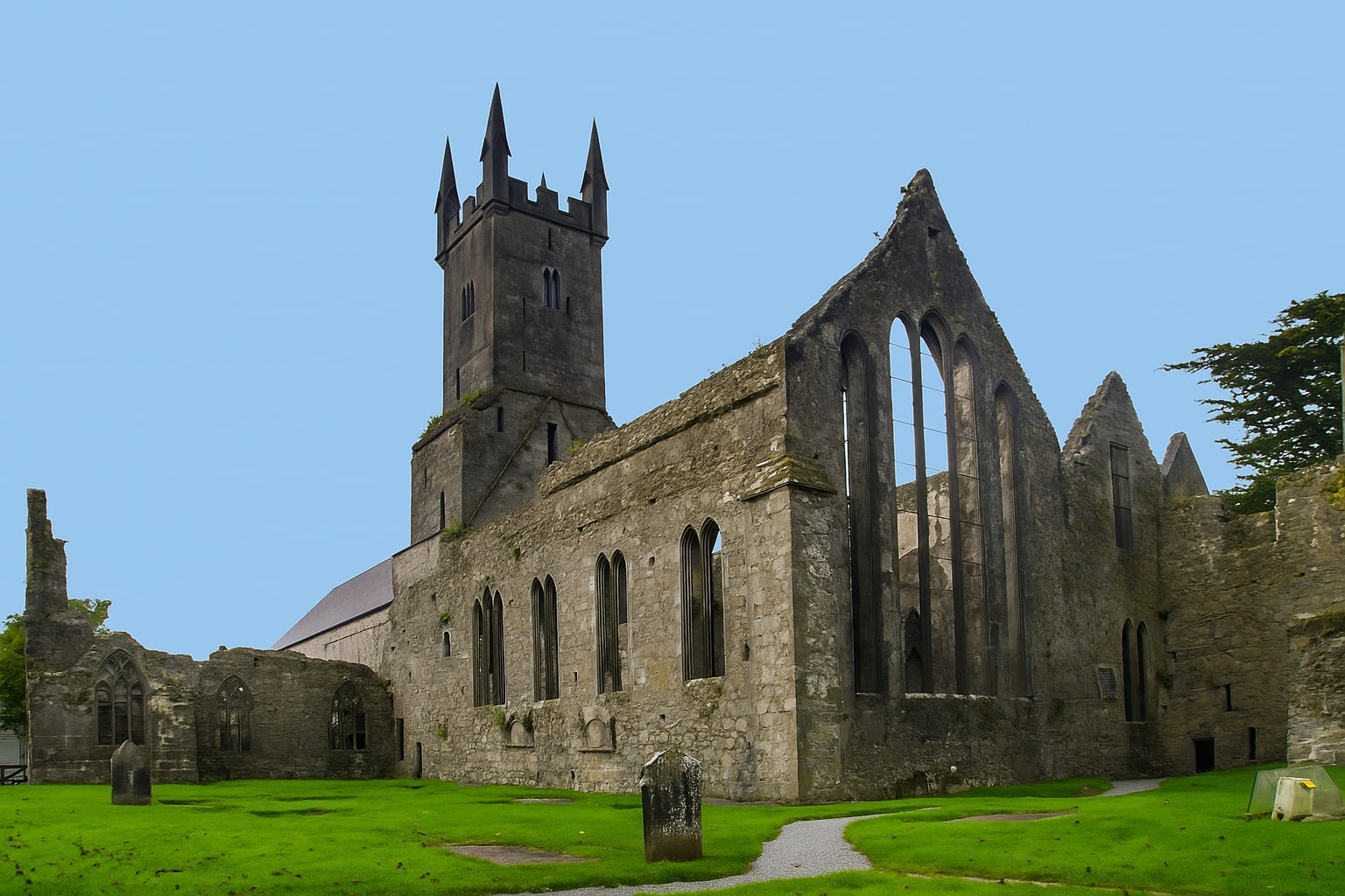 City view of Ennis, Ireland