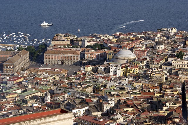 City view of Naples, Italy