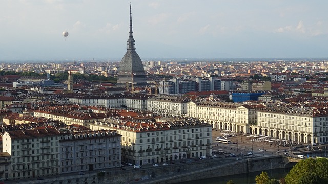 City view of Turin, Italy