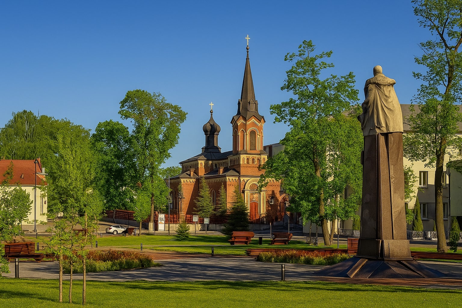 City view of Marijampole, Lithuania