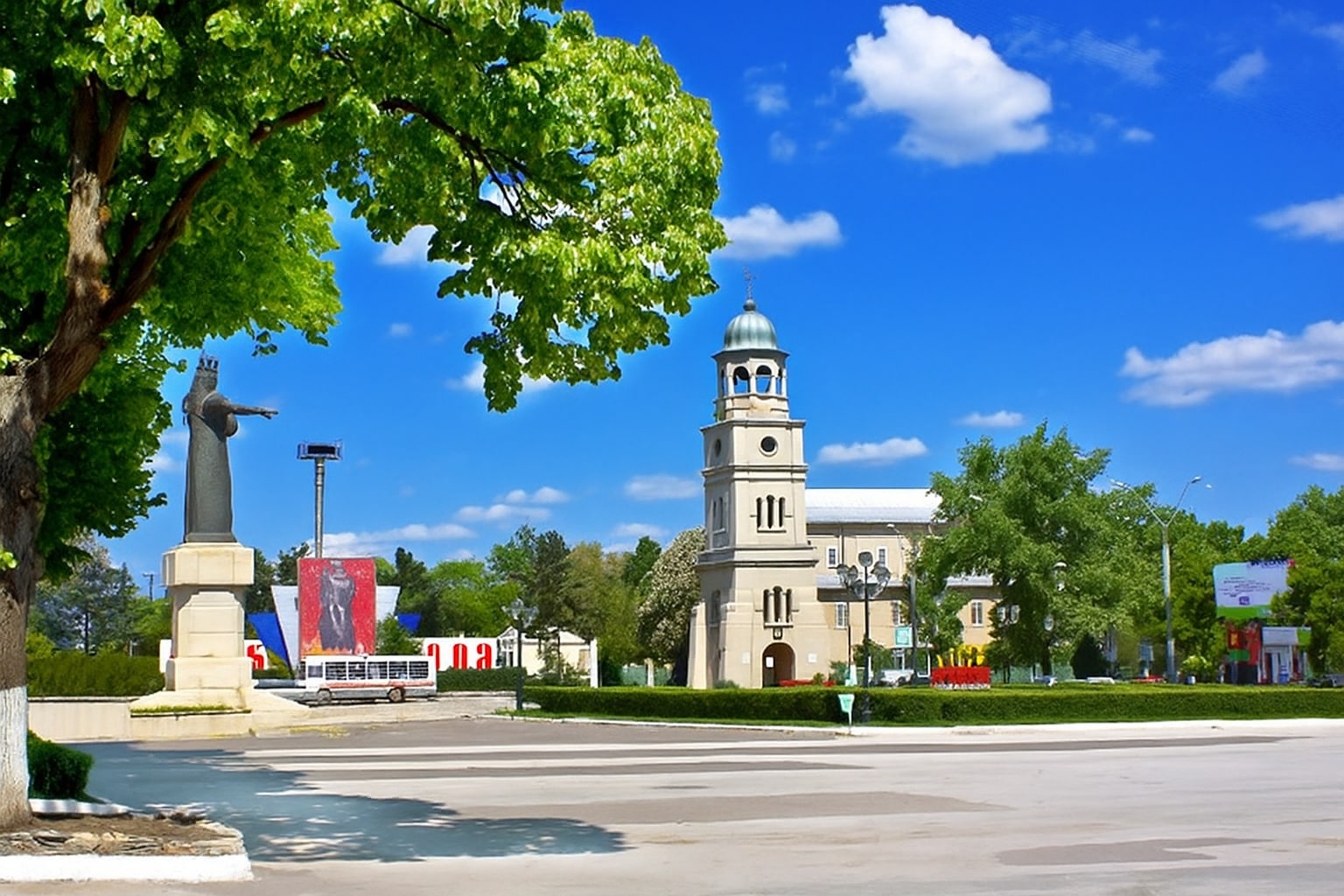 City view of Balti, Moldova