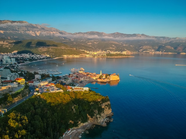 City view of Budva, Montenegro