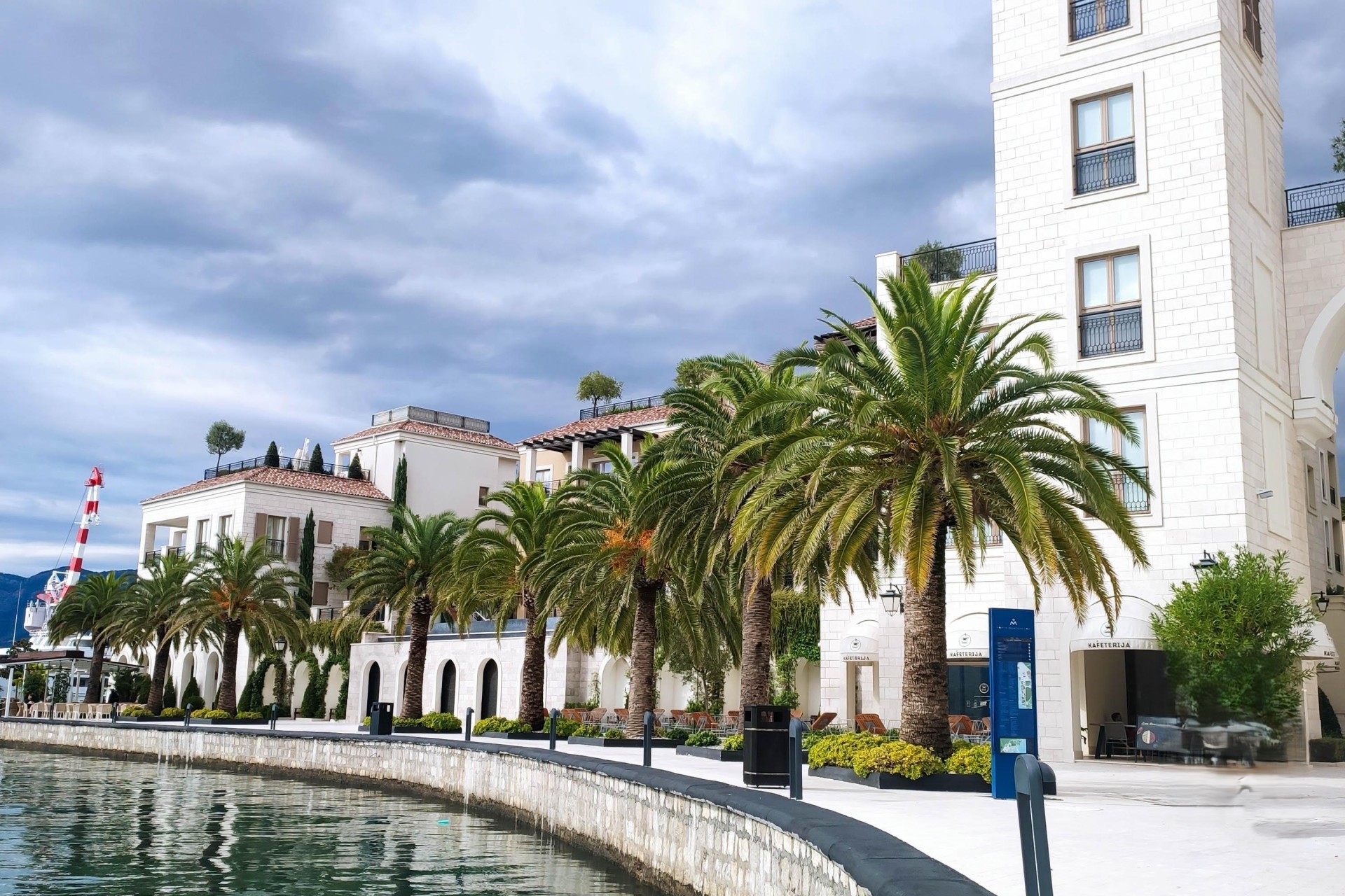 City view of Tivat, Montenegro