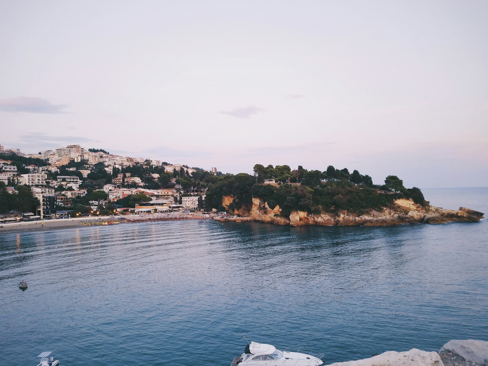 City view of Ulcinj, Montenegro