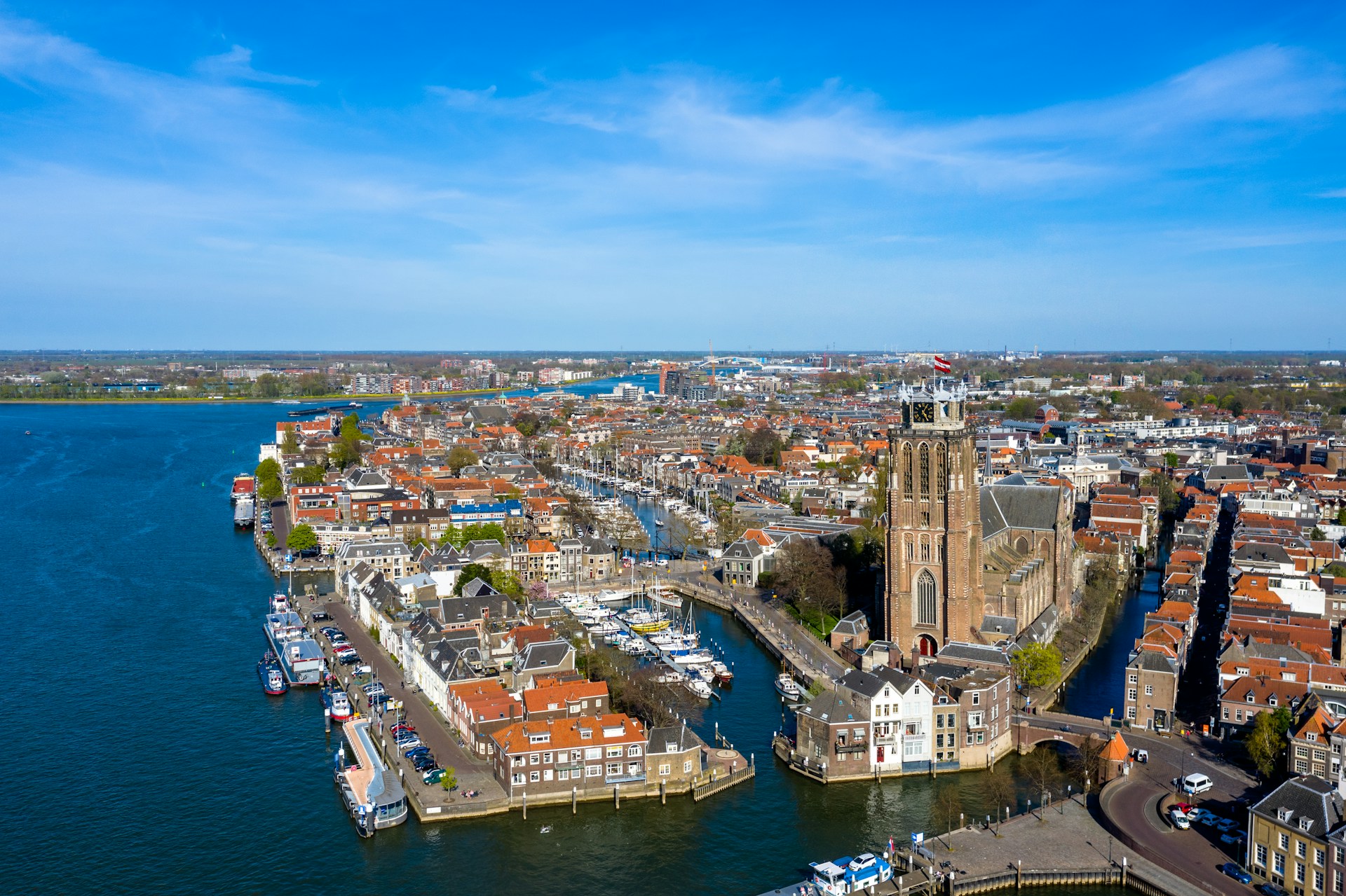 City view of Dordrecht, Netherlands