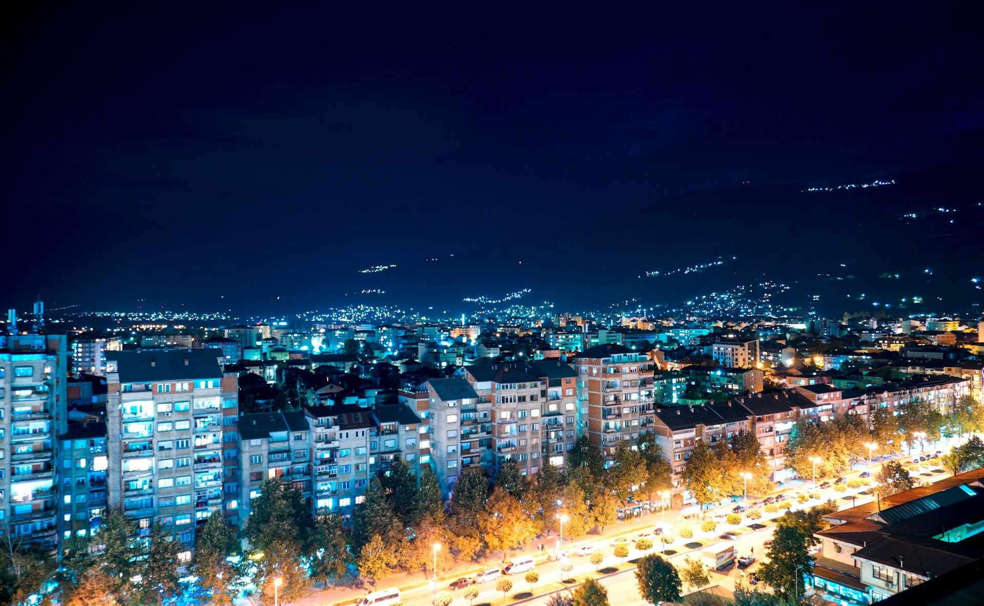 City view of Tetovo, North Macedonia