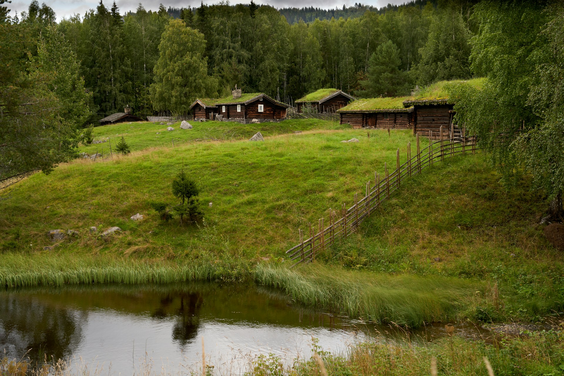 City view of Lillehammer, Norway