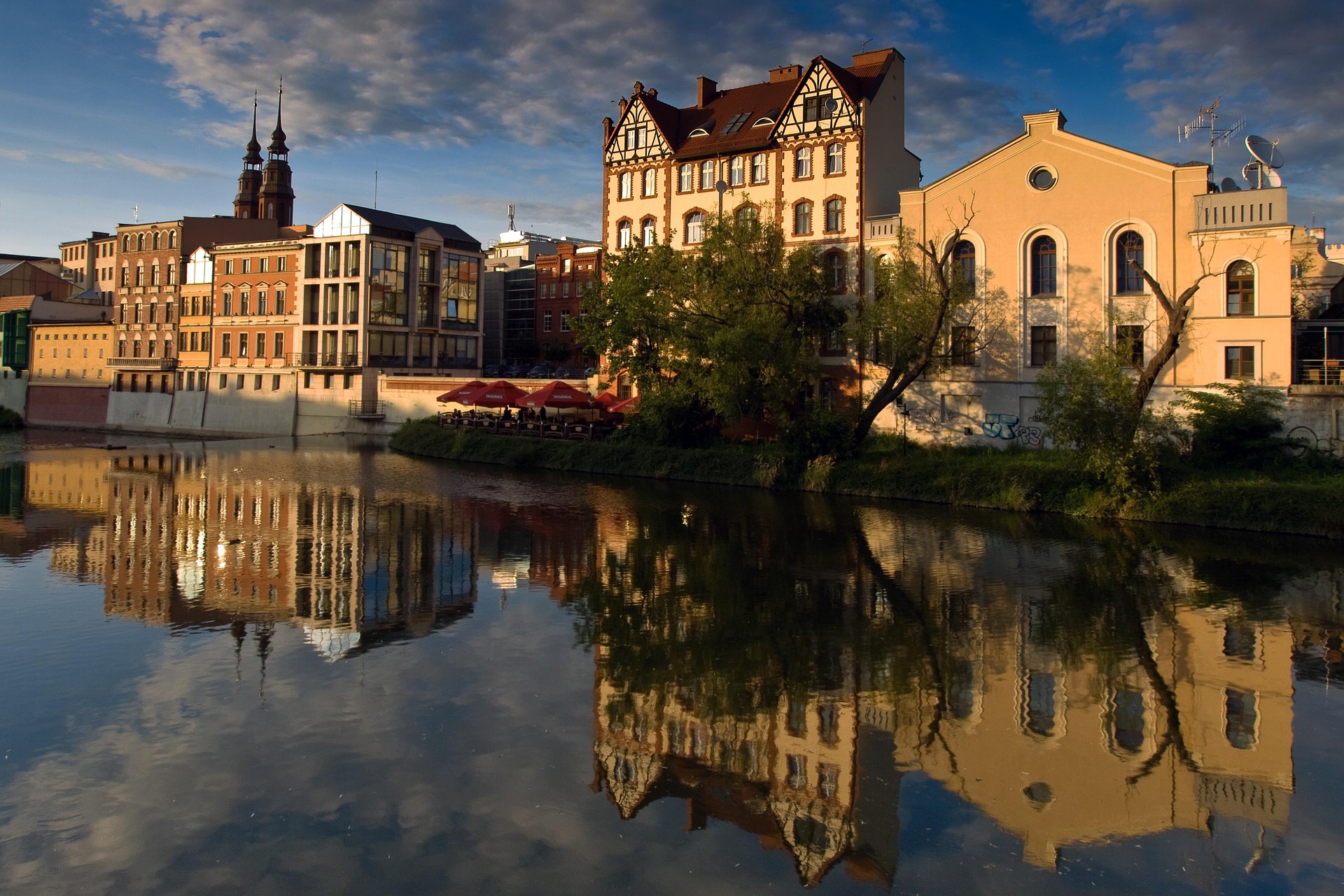 City view of Opole, Poland