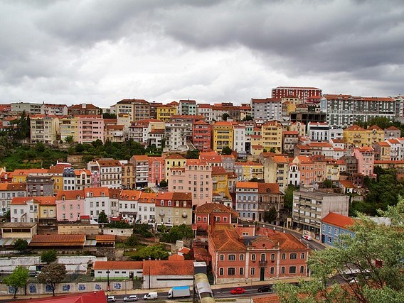 City view of Coimbra, Portugal