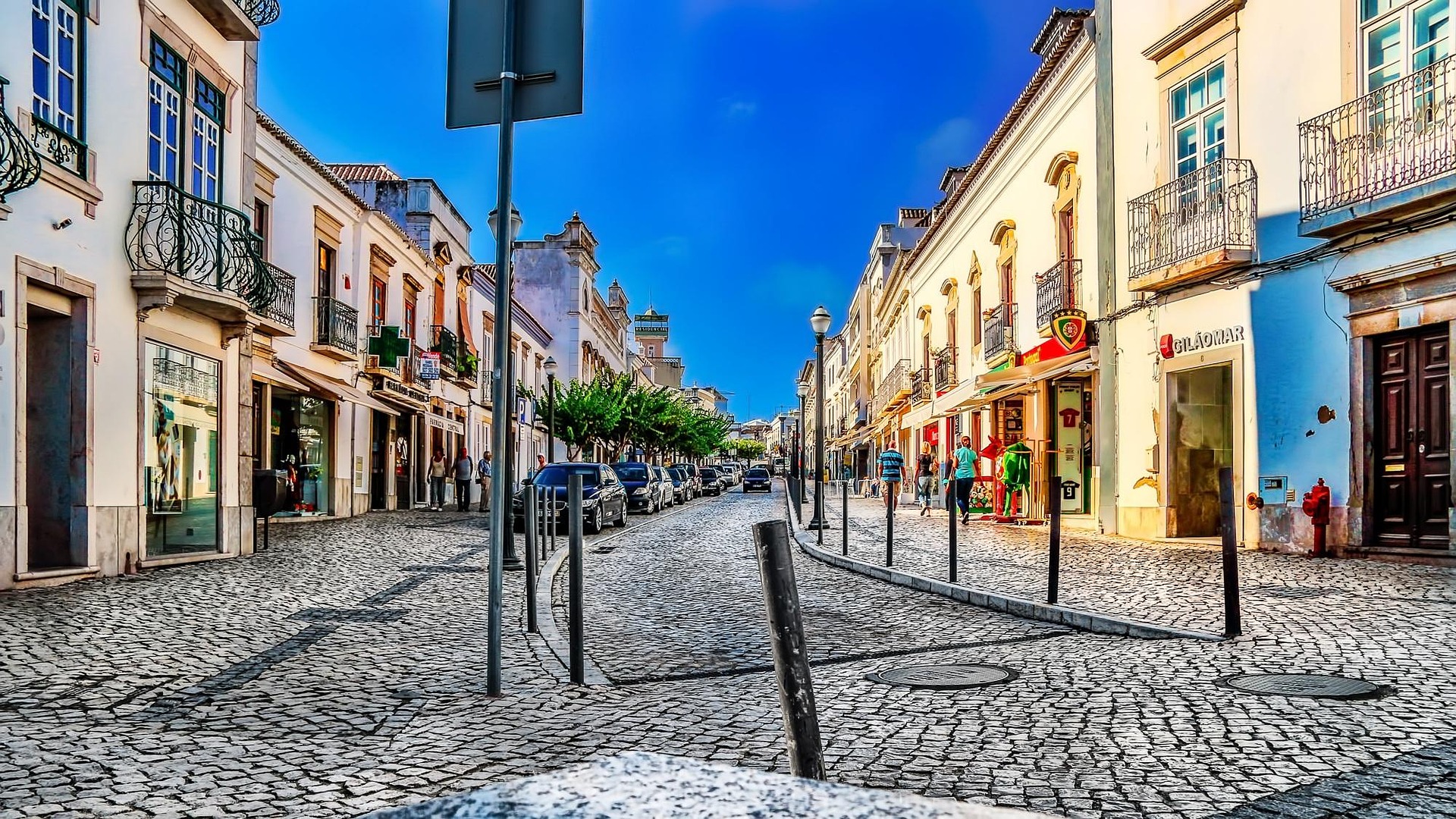 City view of Tavira, Portugal