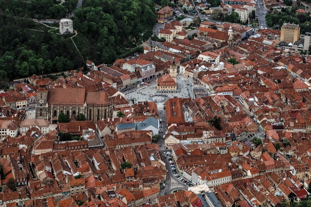 City view of Brasov, Romania