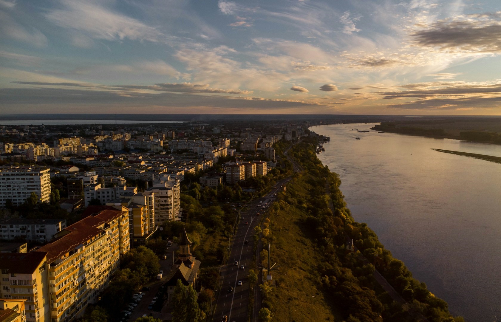 City view of Galati, Romania