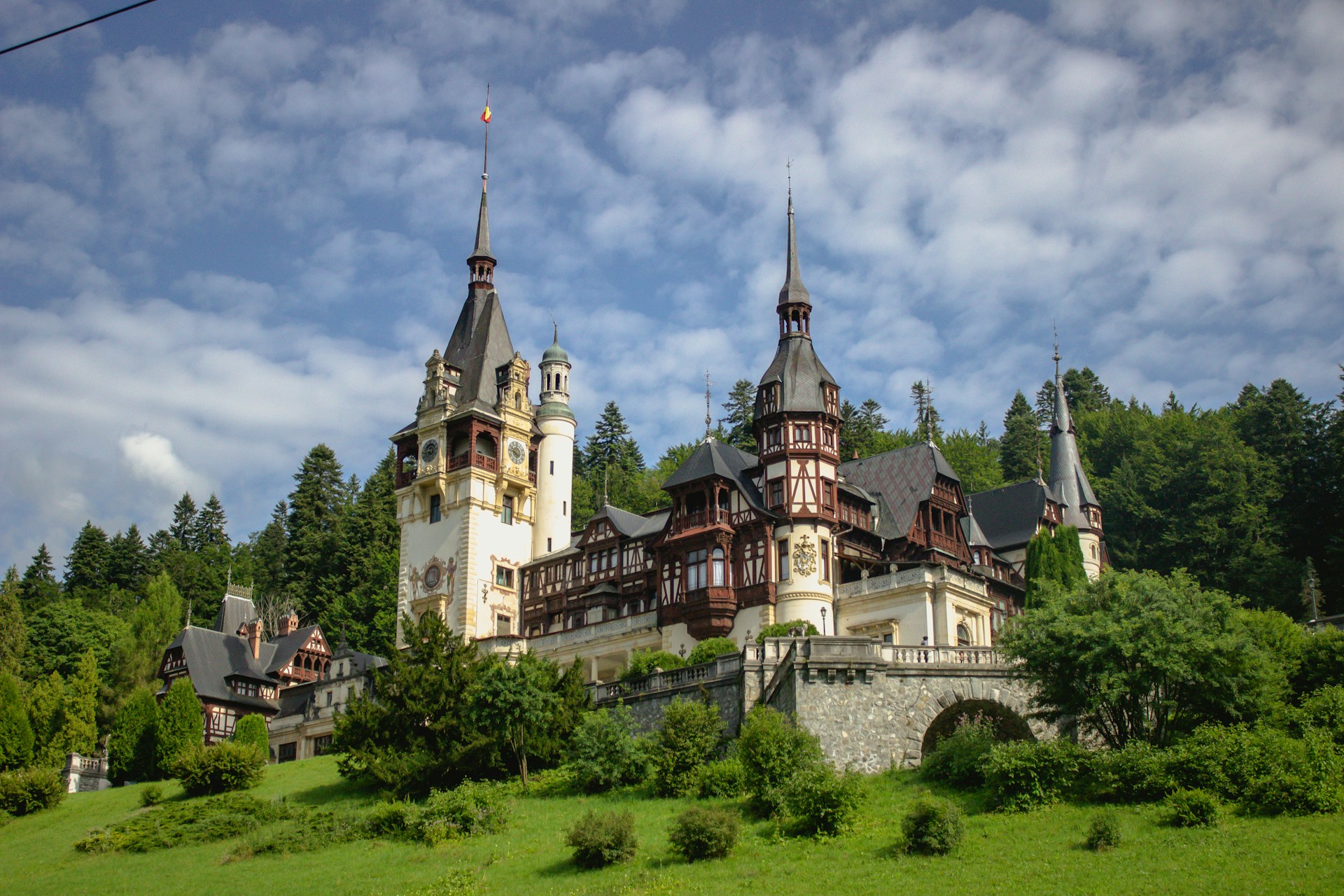 City view of Sinaia, Romania