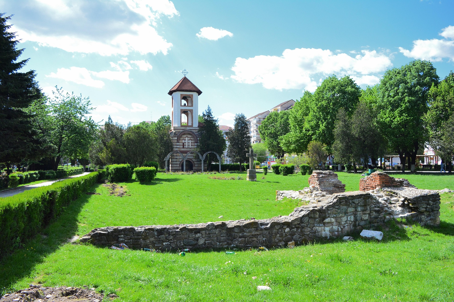 City view of Targoviste, Romania